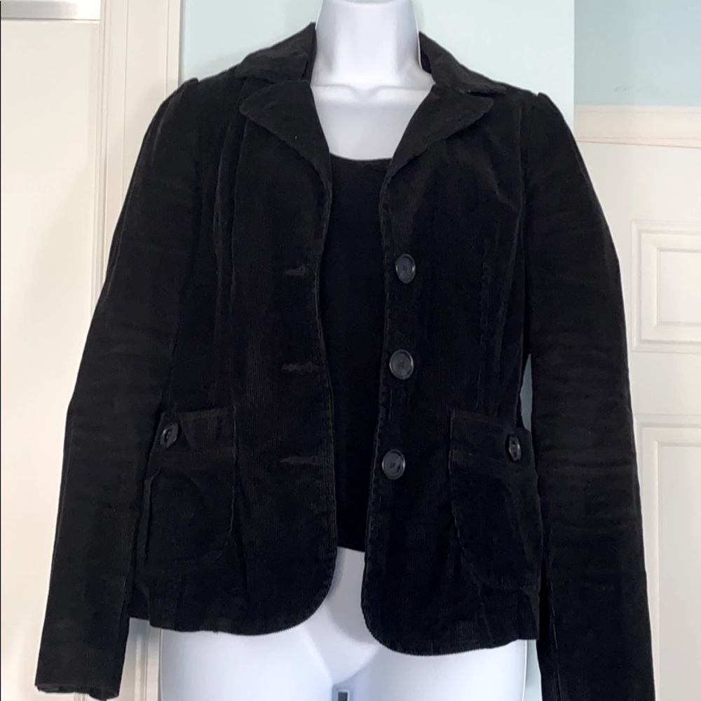 Black corduroy jacket